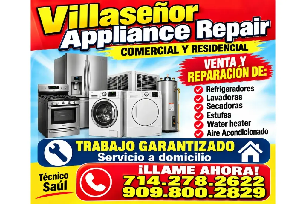 🔧 VILLASEÑOR APPLIANCE REPAIR 🔧
