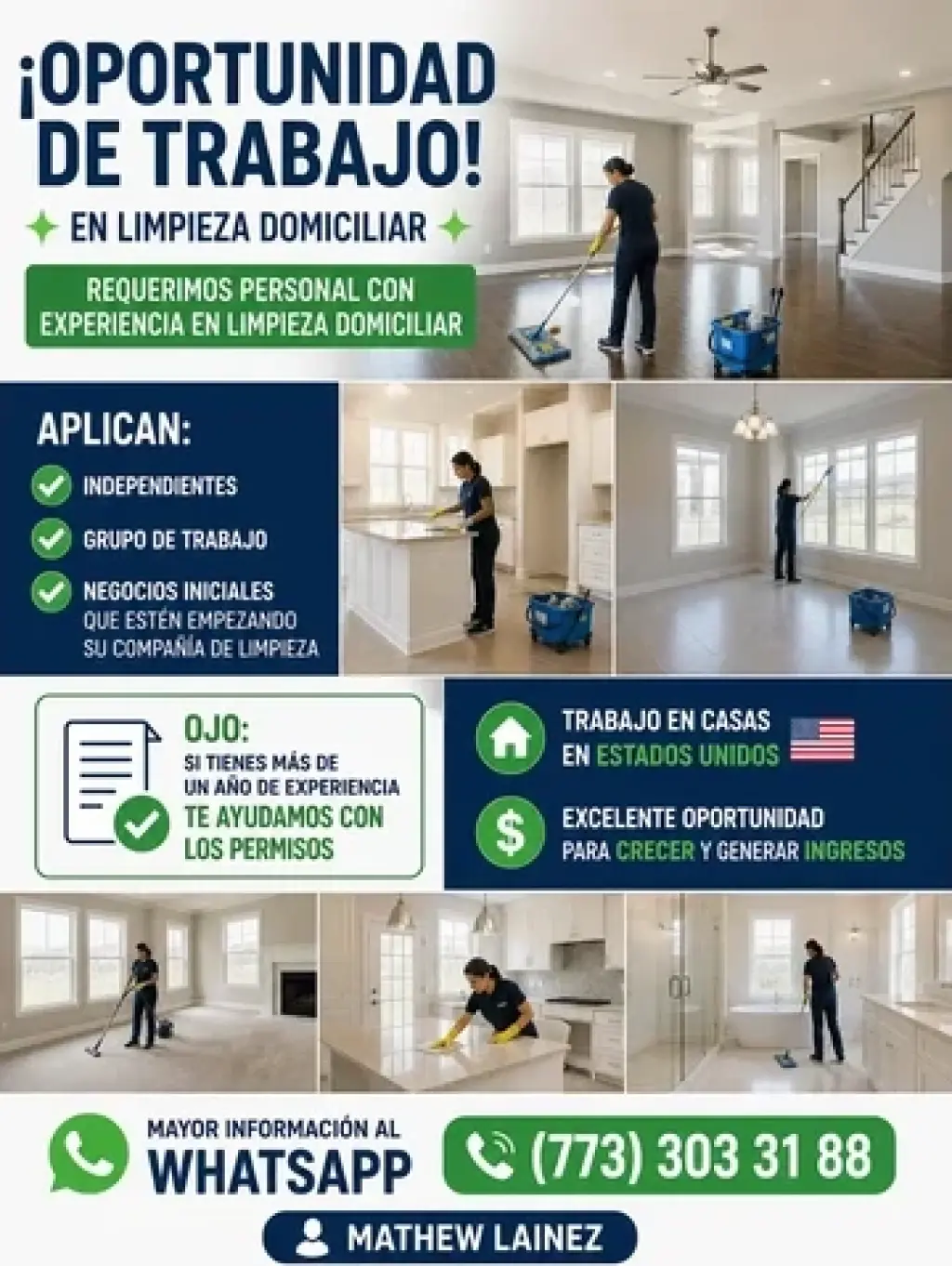 TRABAJO DISPONIBLE