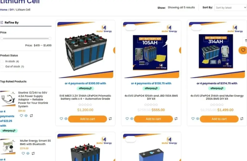 EVE LiFePO4 Battery Cells