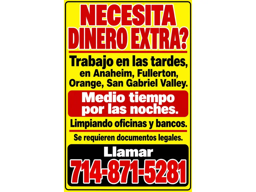 ¿NECESITA DINERO EXTRA?📍Anaheim 📍Fullerton📍 Orange 📍San Gabriel Valley