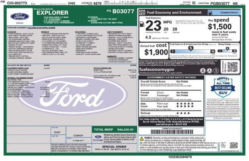 Ford Explorer 2023 XLT 4dr SUV