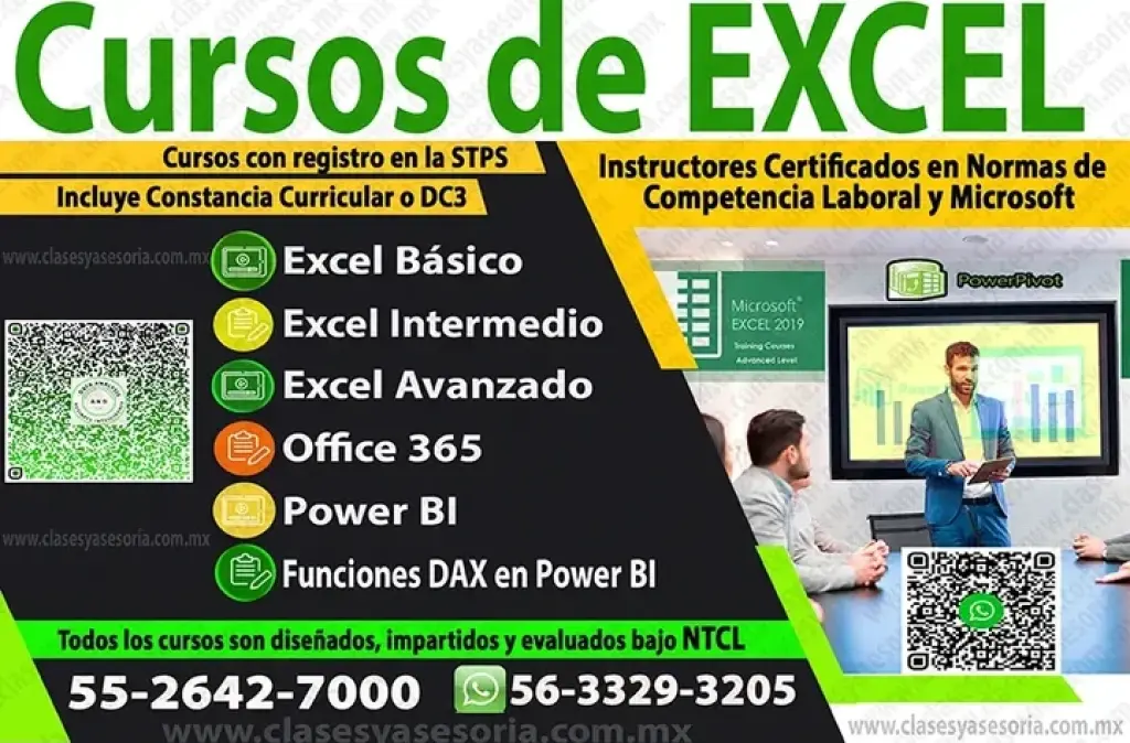 CLASES de EXCEL a domicilio