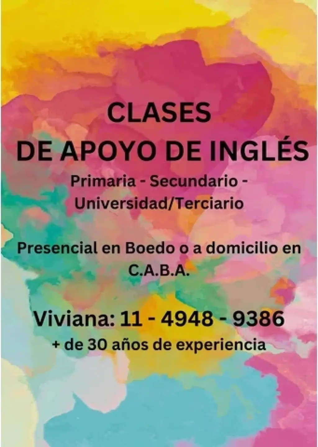Inglés - Clases de Apoyo