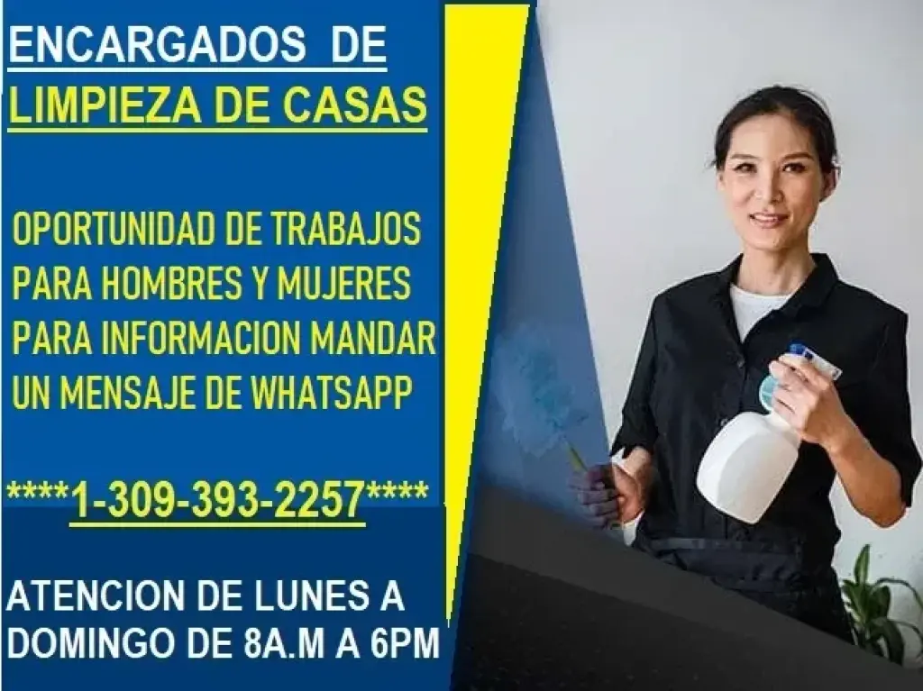 NESECITAS TRABAJAR LLAMA YA
