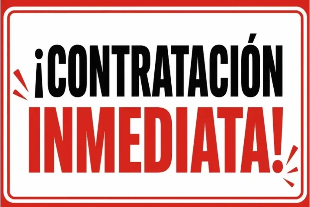 ¡Estamos Contratando!