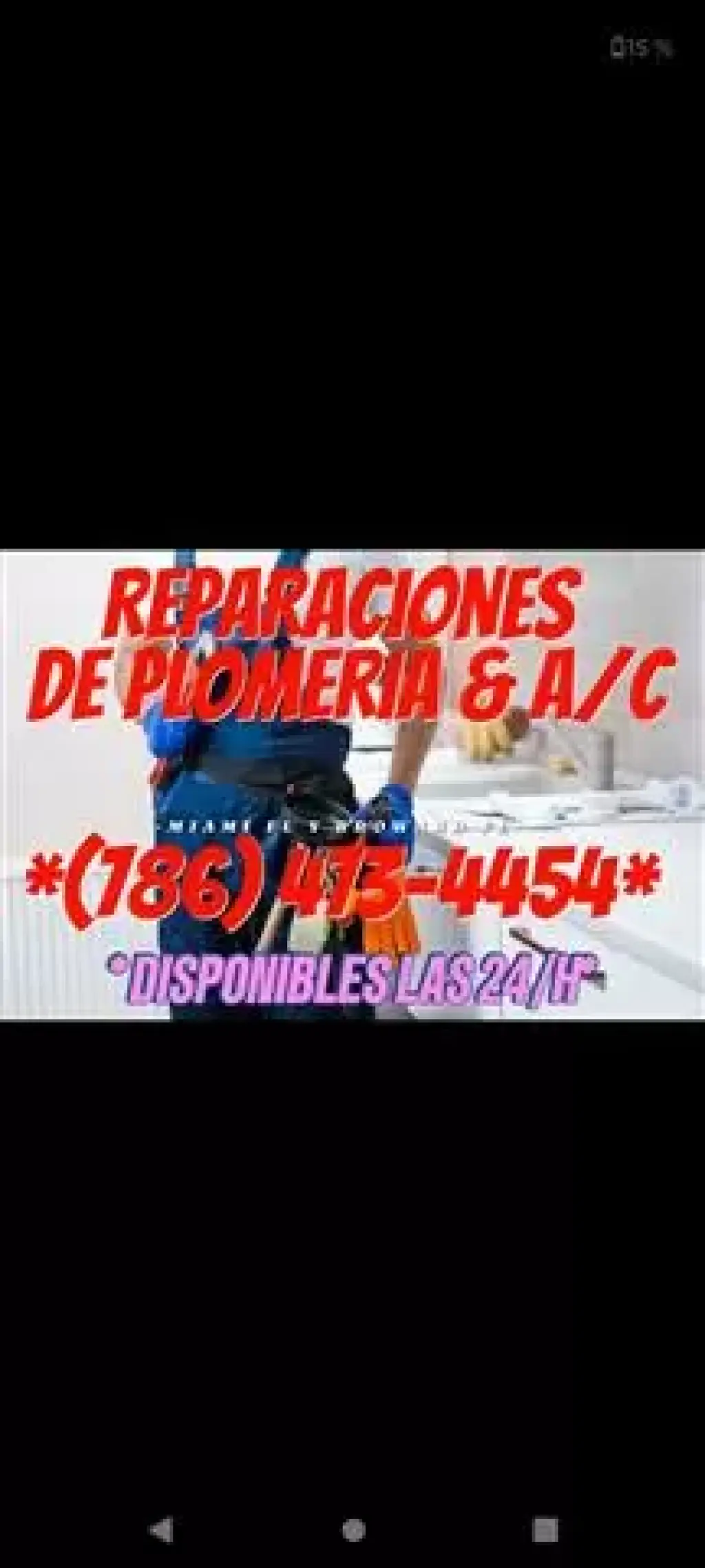 Servicios de plomero