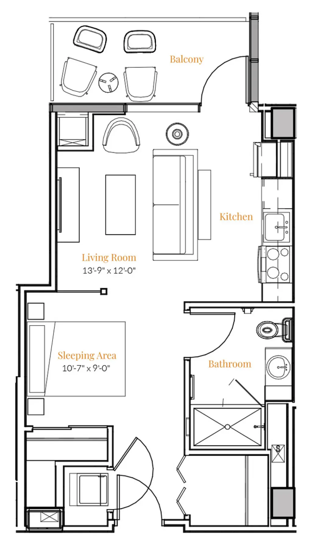 Propiedad en alquiler con 2 habitaciones y 2 baños en Austin