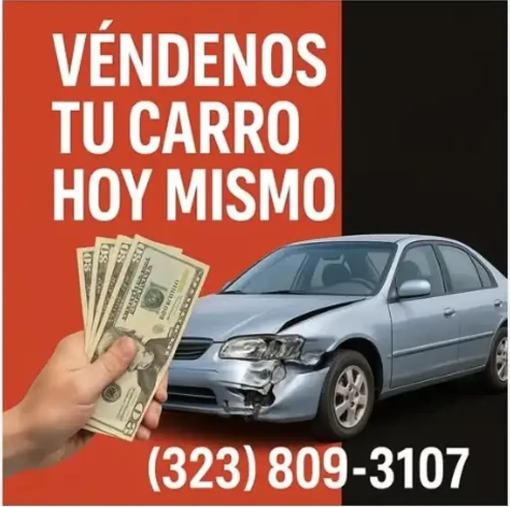 🚘COMPRO CARROS PARA YONKE ☎️