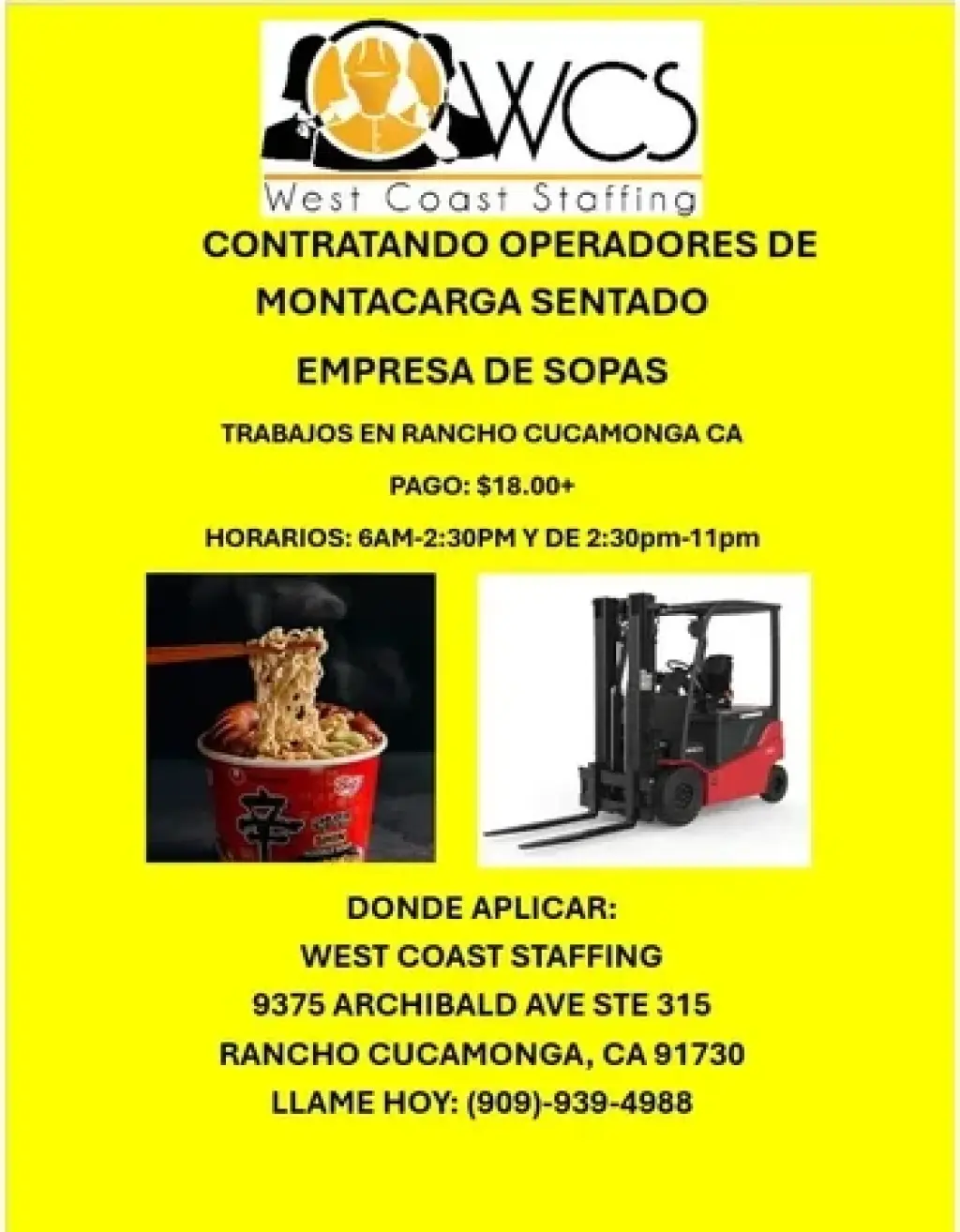 Montacarga/Forklift- Sentado