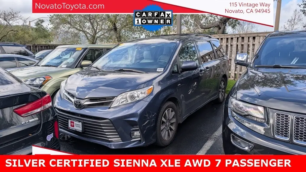 Silver Certified2019 Toyota Sienna XLE 7 Passenger