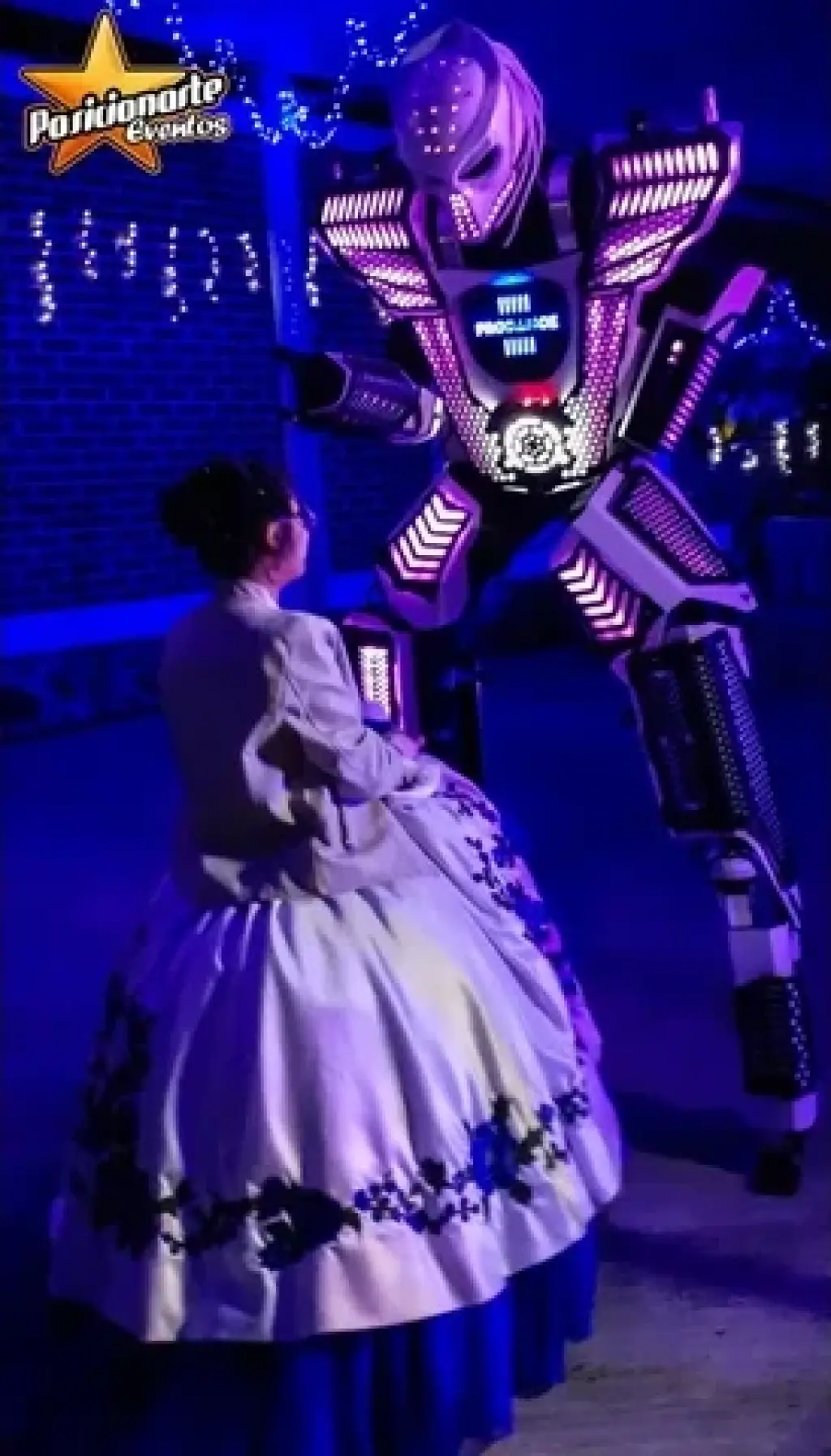 Robot Led Puebla / Fiestas