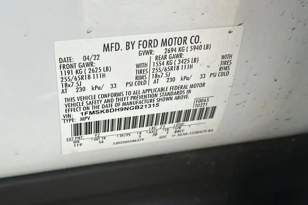 Ford Explorer 2022 AWD XLT 4dr SUV
