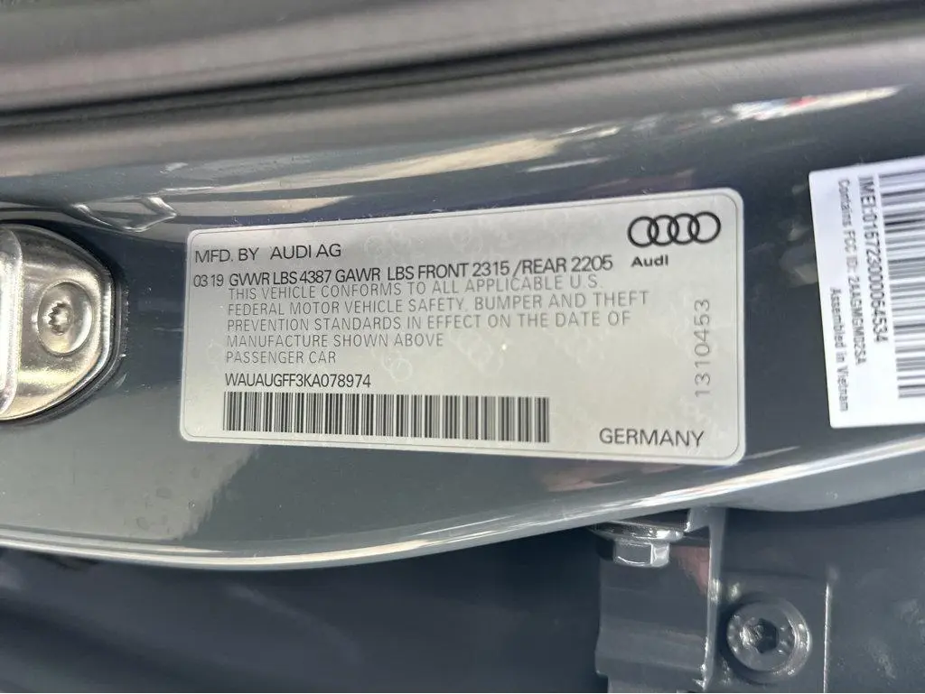 2019 Audi A3 Sedan Premium