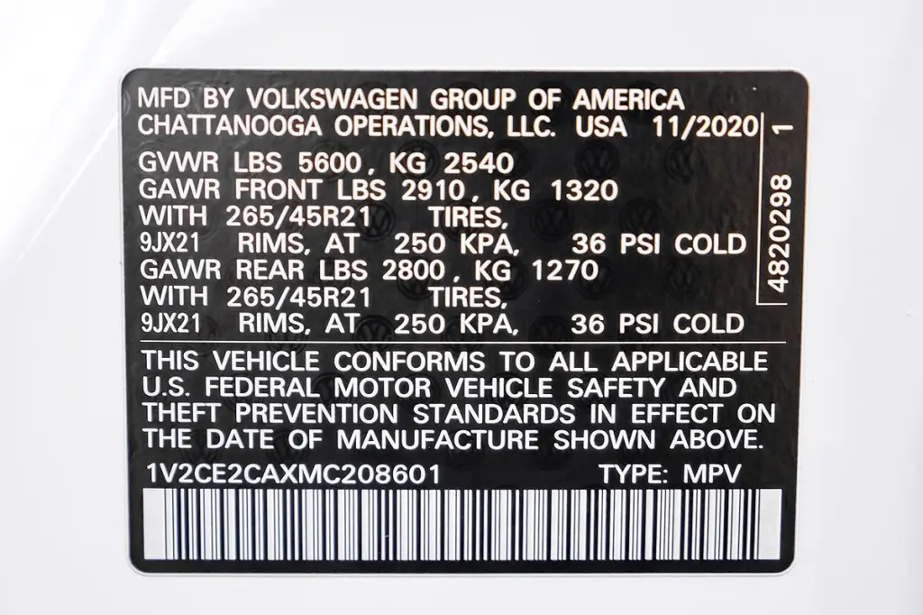 2021 Volkswagen Atlas Cross Sport 3.6L V6 SEL R-Line