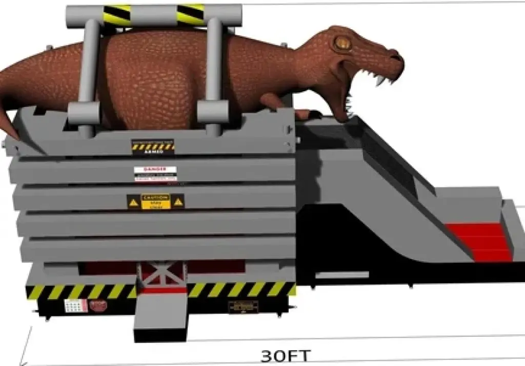 Dinosaur with slide