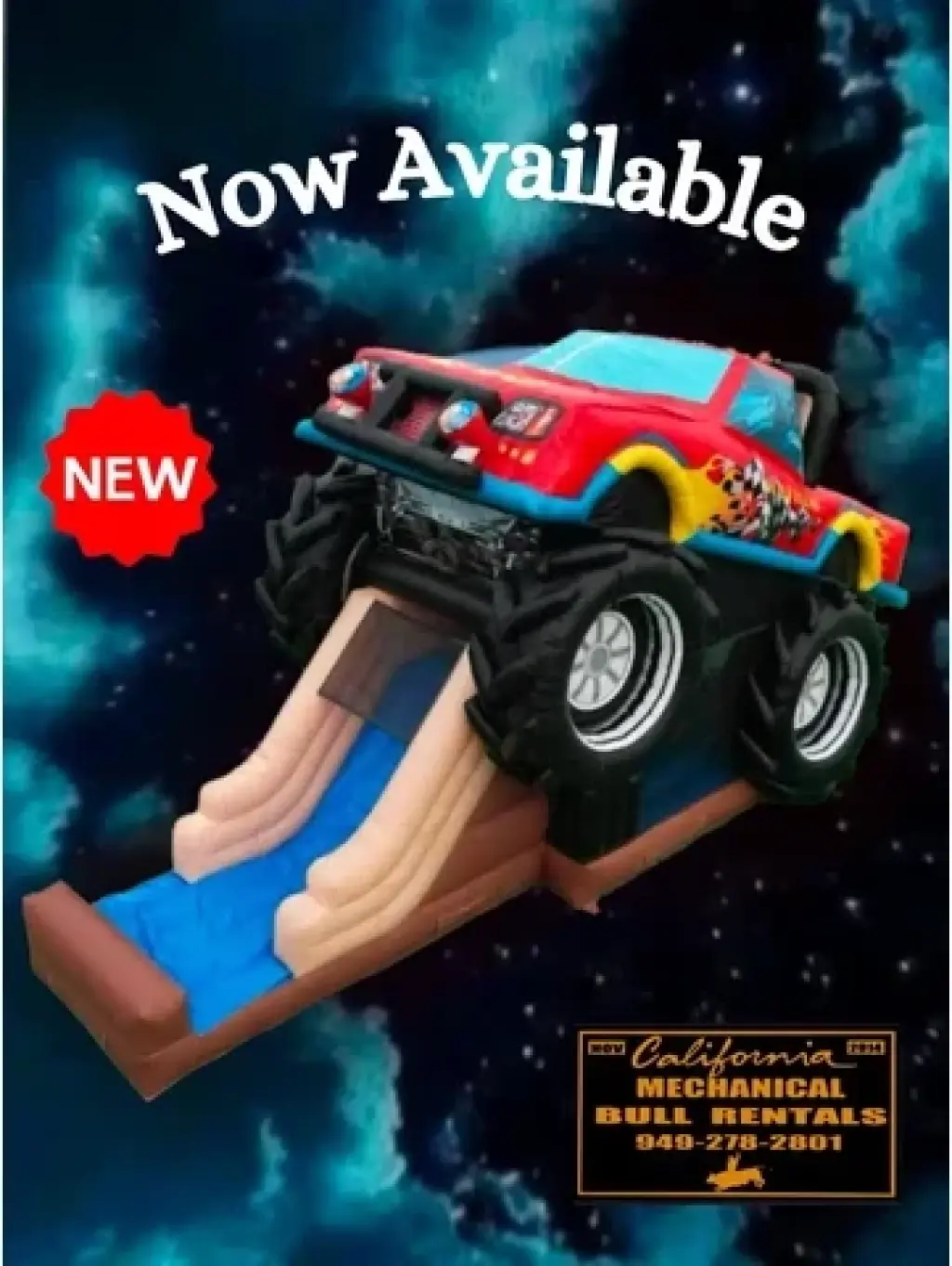 Jumper de monster truck en ren
