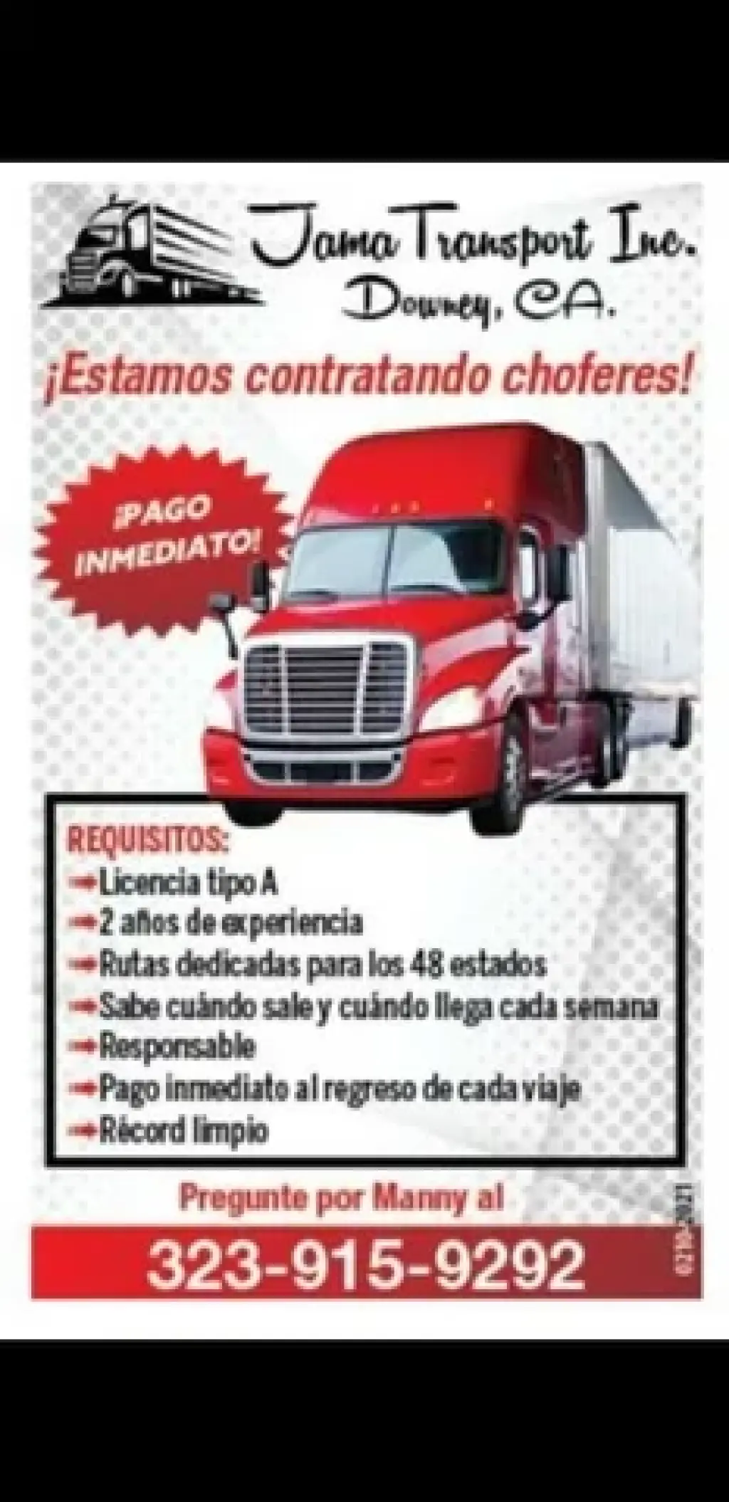 Se busca choferes