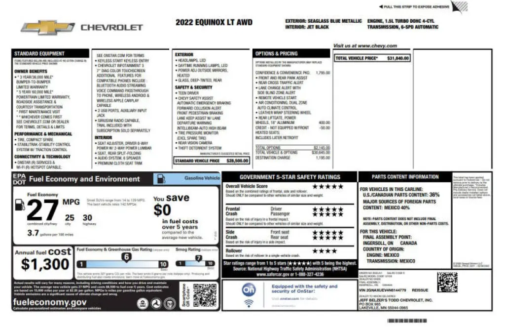 2022 Chevrolet Equinox LT