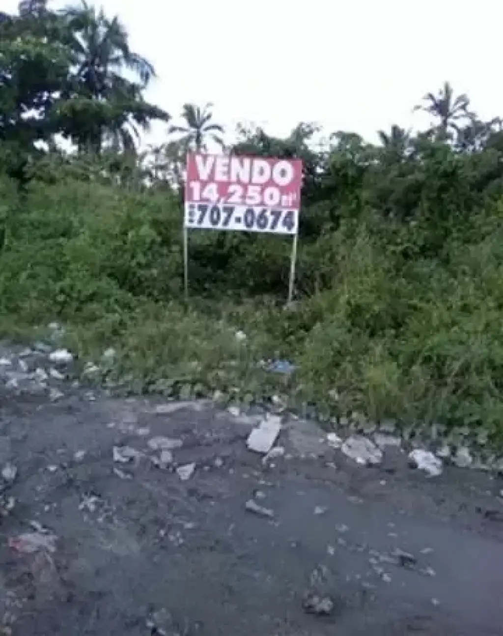Vendo Terreno de 14,250 m2