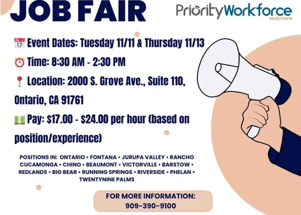 📢 FERIA DE TRABAJO – CONTRATA