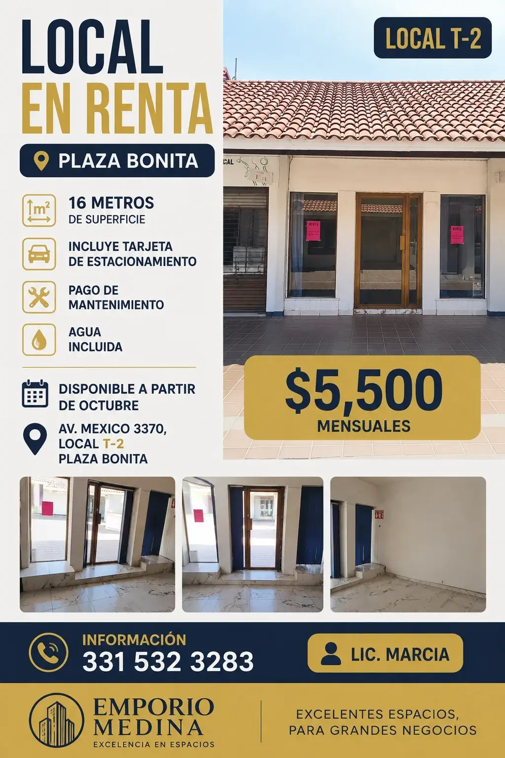 Local Comercial en Renta en Plaza Bonita