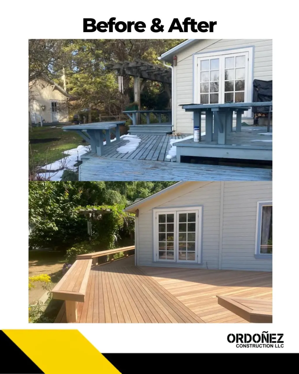 Deck Repair & Renovation | Reparación y Renovación de Terrazas