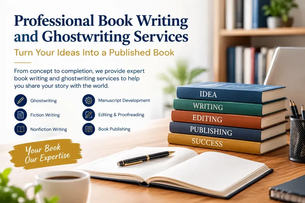 Professional Book Writing and Ghostwriting Services for Authors