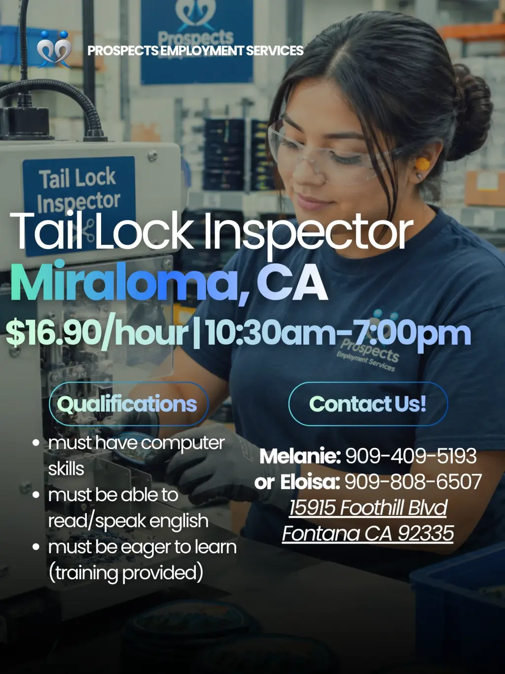 Tail Lock Inspector en Miraloma