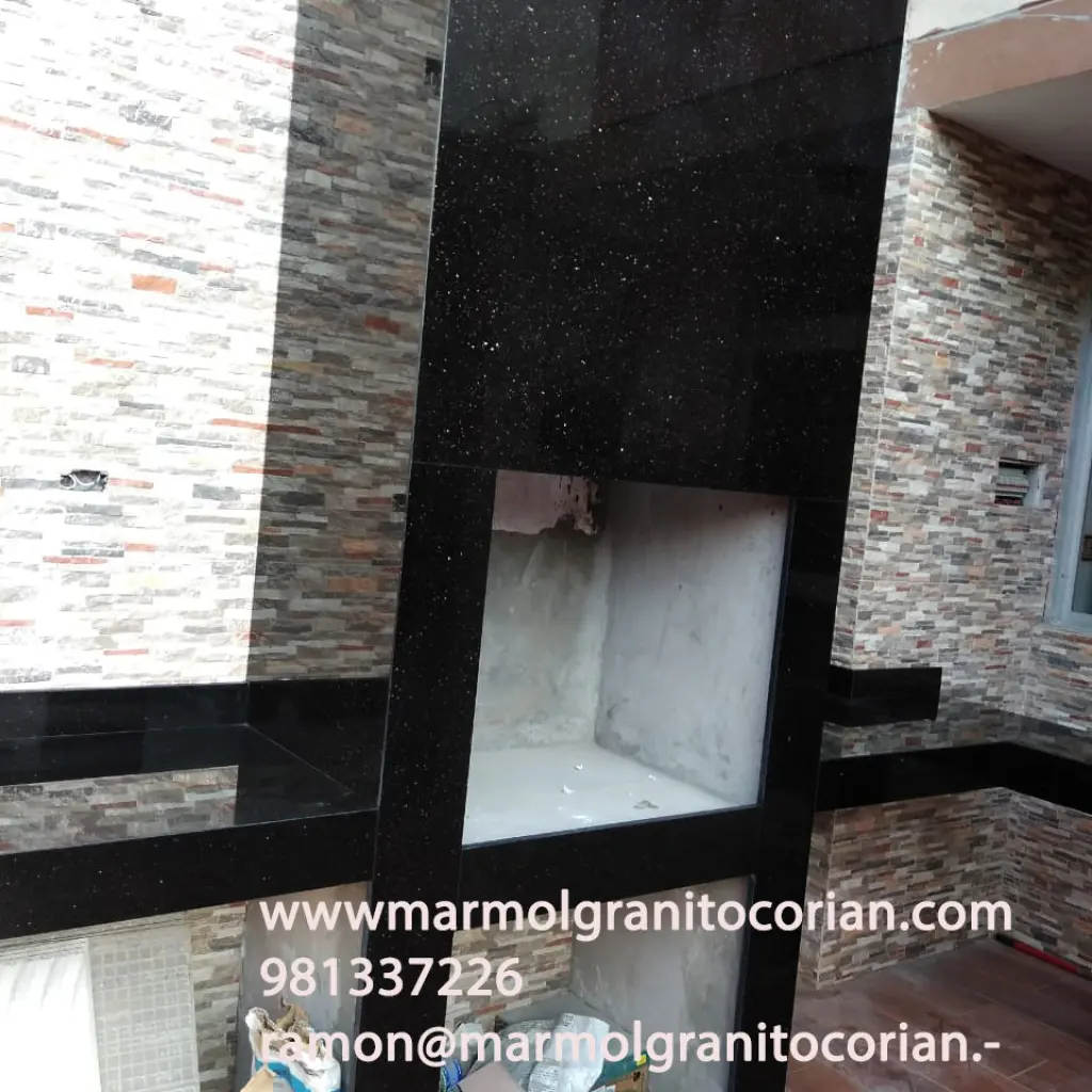 Granito Negro Galaxy elegancia etena