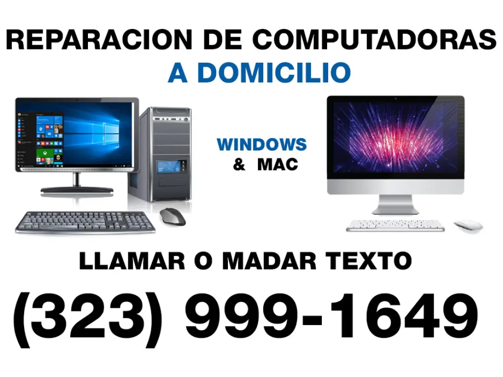 REPARACION DE  PC Y LAPTOPS