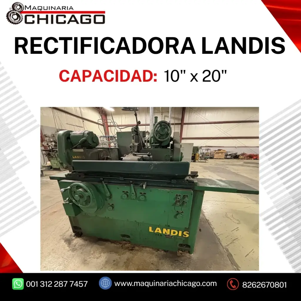 RECTIFICADORA CILINDRICA LANDIS  10" x 20"