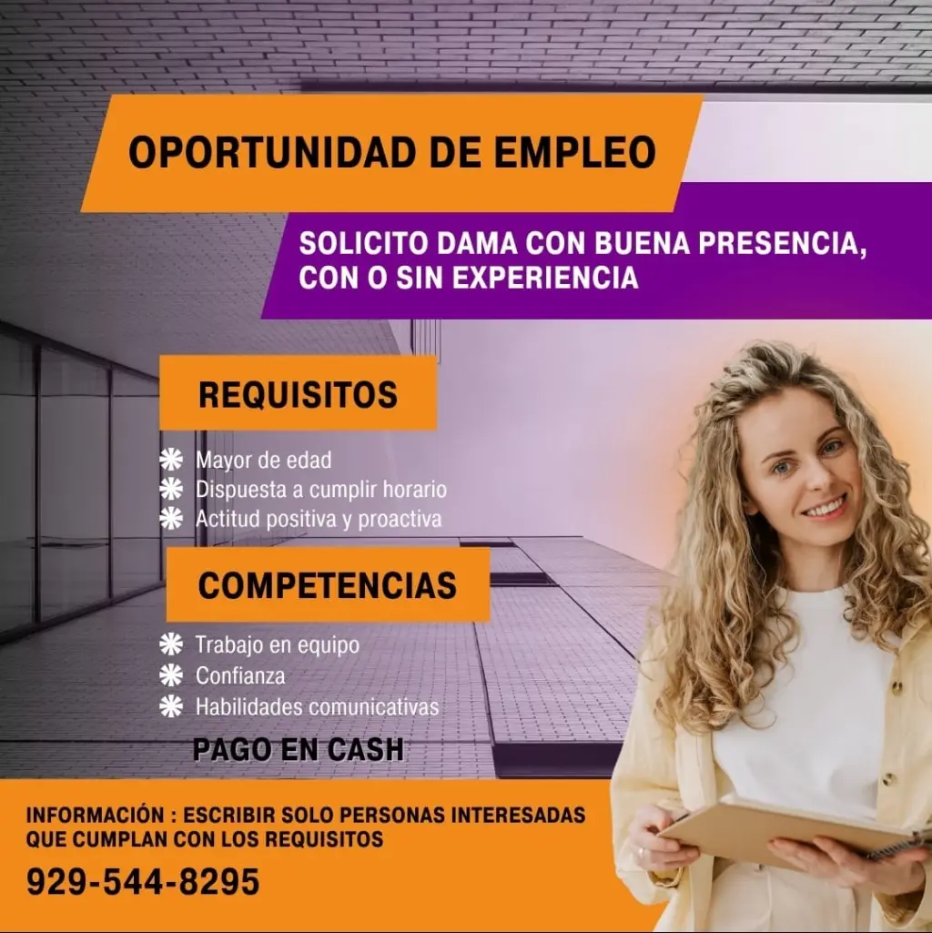 Se busca mujer trabajo remoto  pago cash
