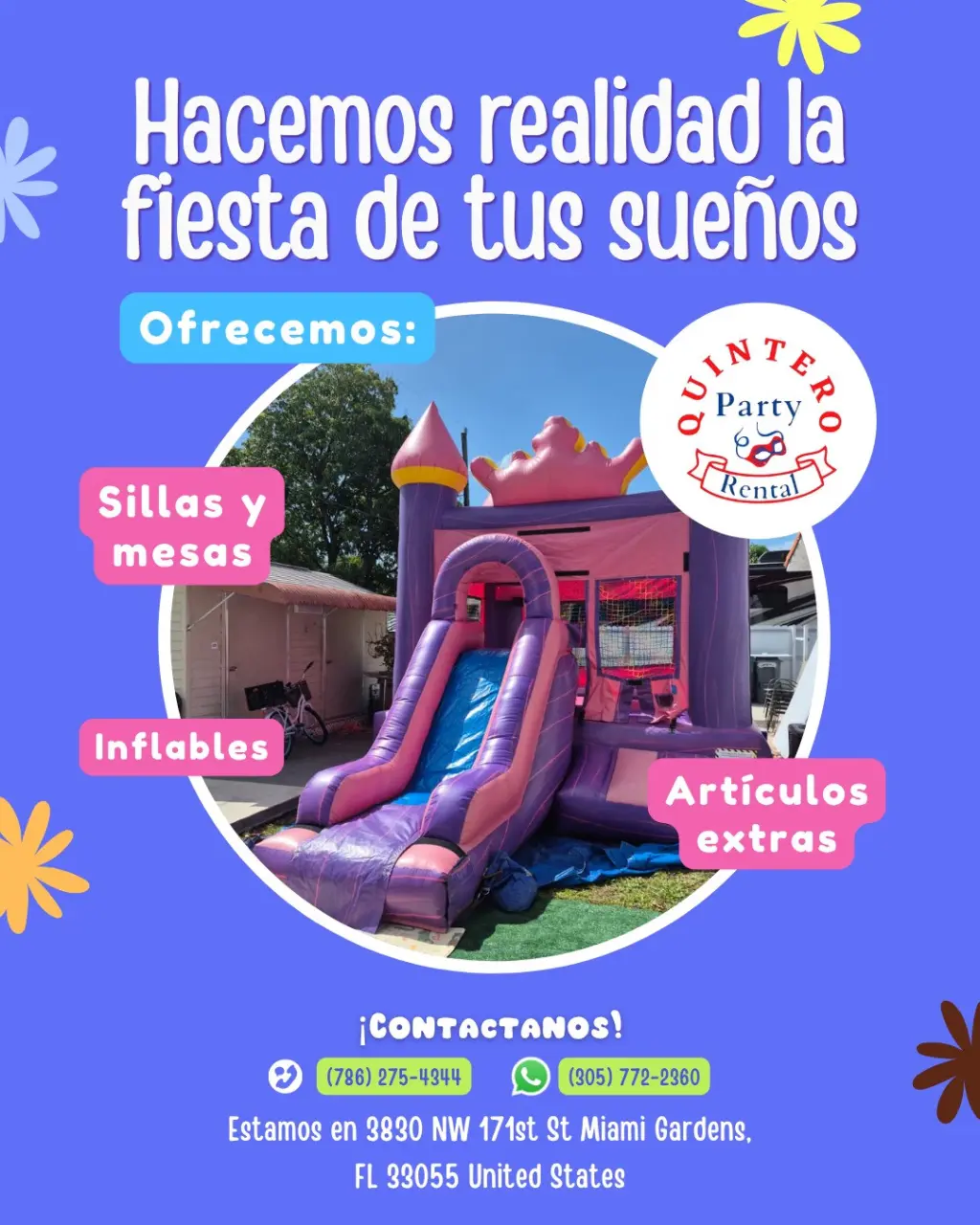 Quintero Party rental