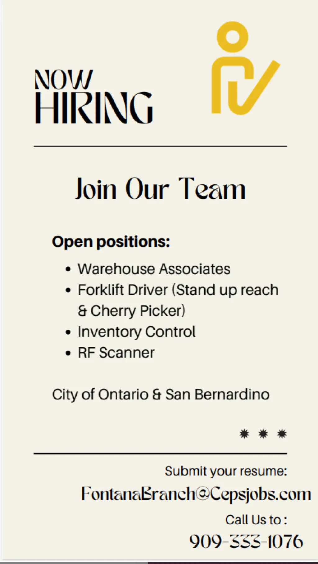 Warehouse Associates | Ontario and San Bernardino