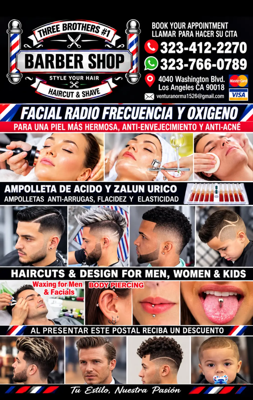 Three Brothers Beauty Salón Solicitamos Personal