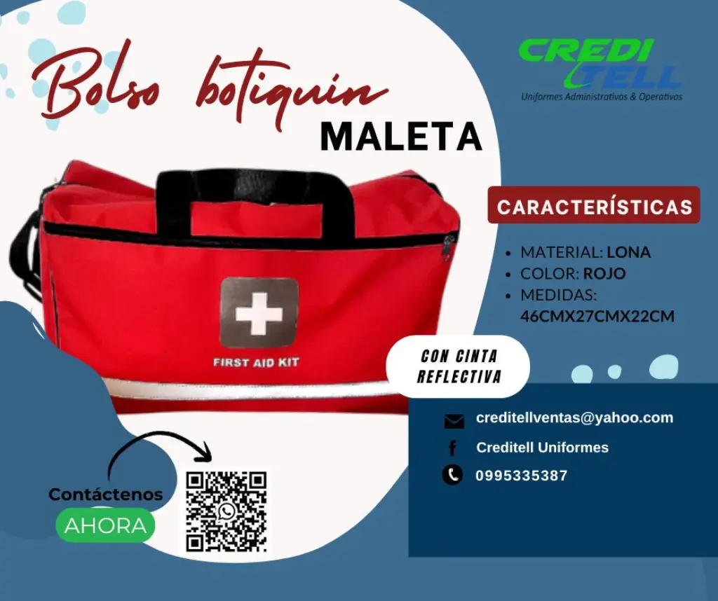 Bolso botiquín maleta de buena calidad