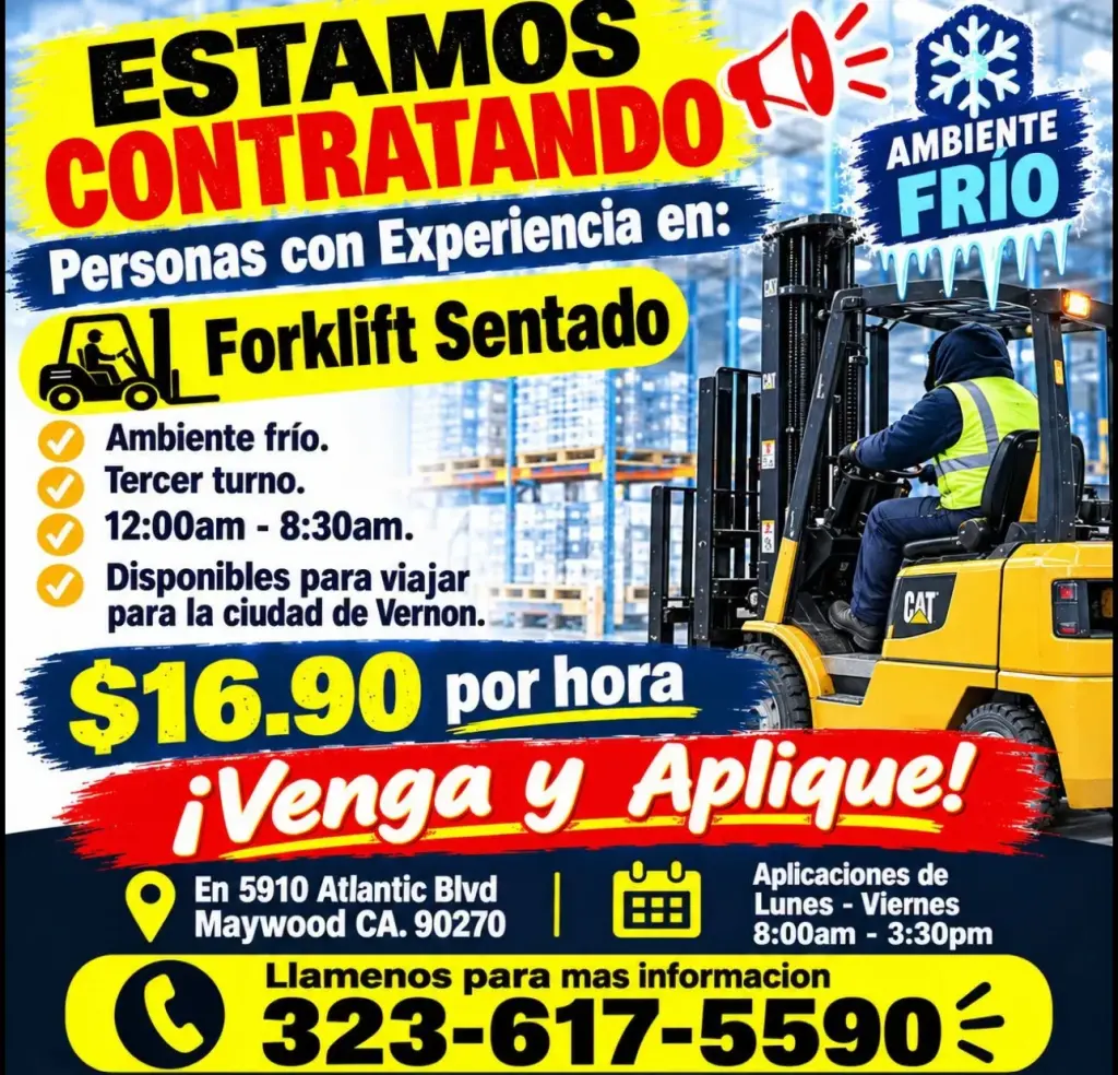 OPERADORES DE MONTACARGAS (FORKLIFT SENTADO)