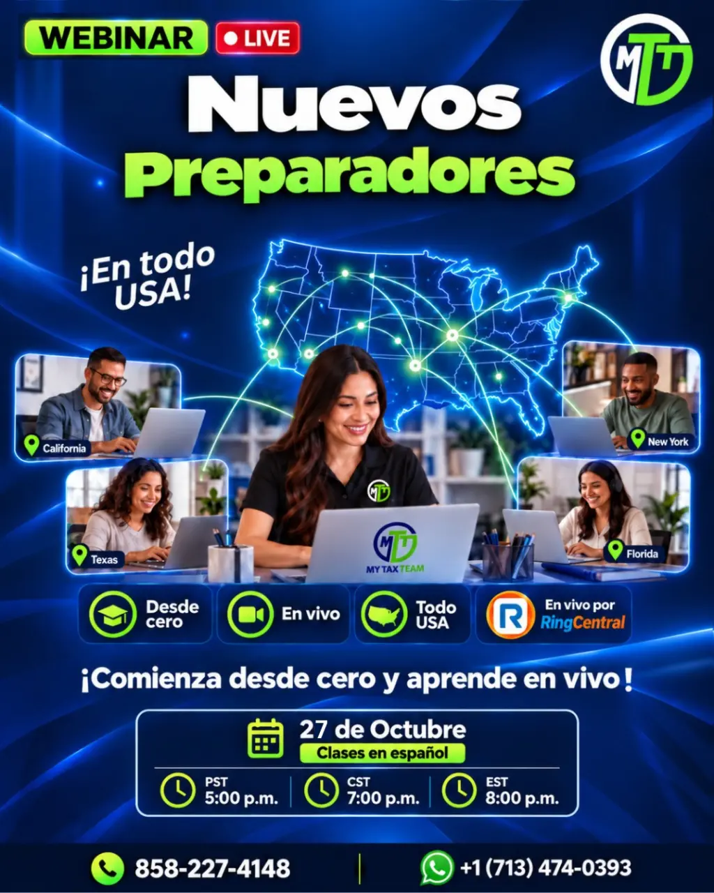 🚀 ¡CONVIÉRTETE EN PREPARADOR DE IMPUESTOS CON MY TAX TEAM SCHOOL!