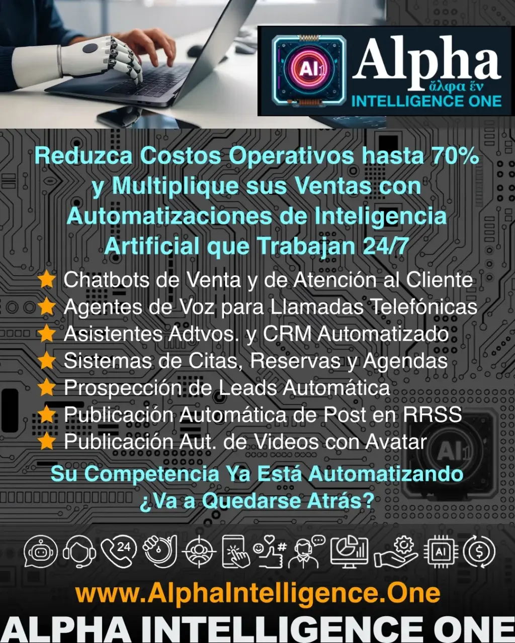 Ahorre y Gane usando IA • Alpha Intelligence One