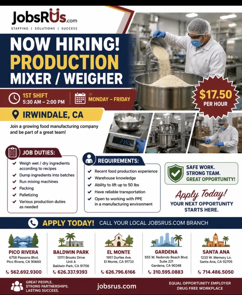 Production Mixer/Weigher