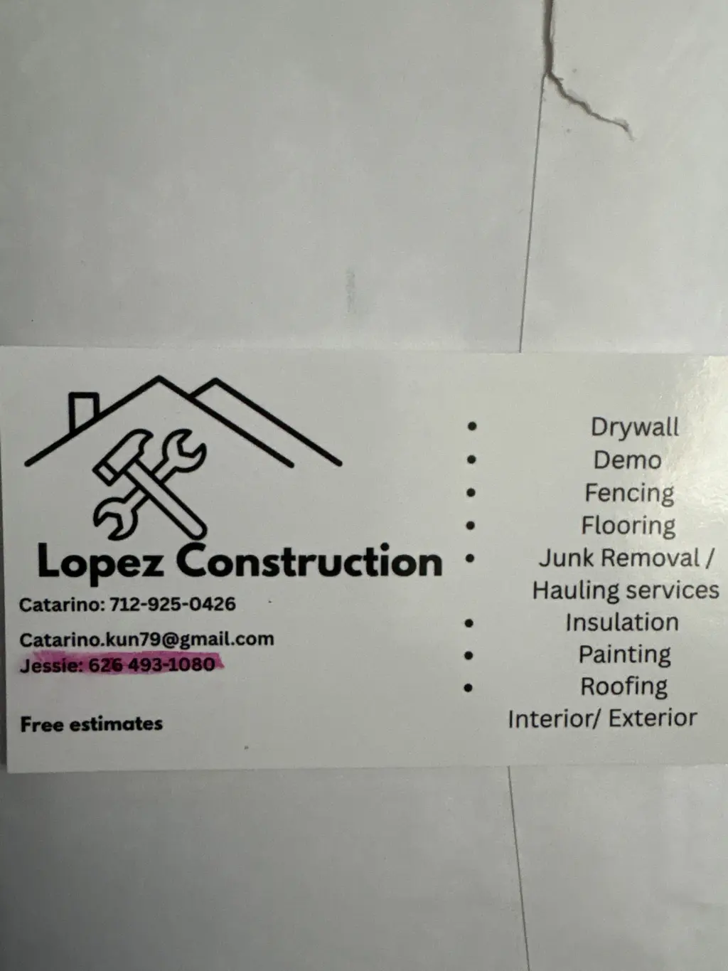López construction