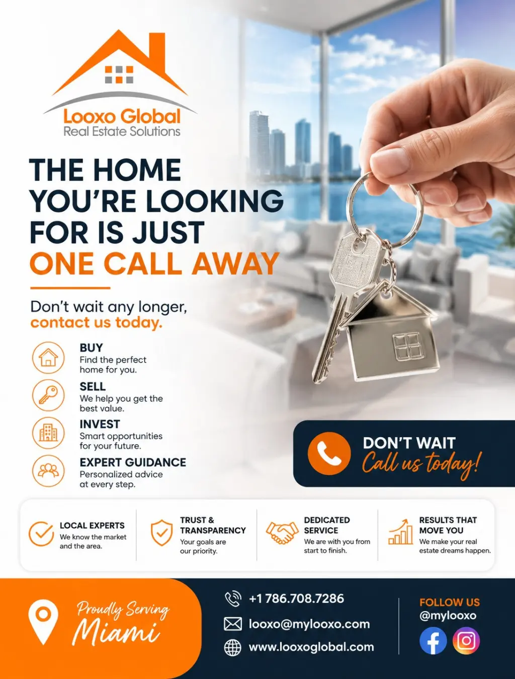 The home you’re looking for is just one call away.