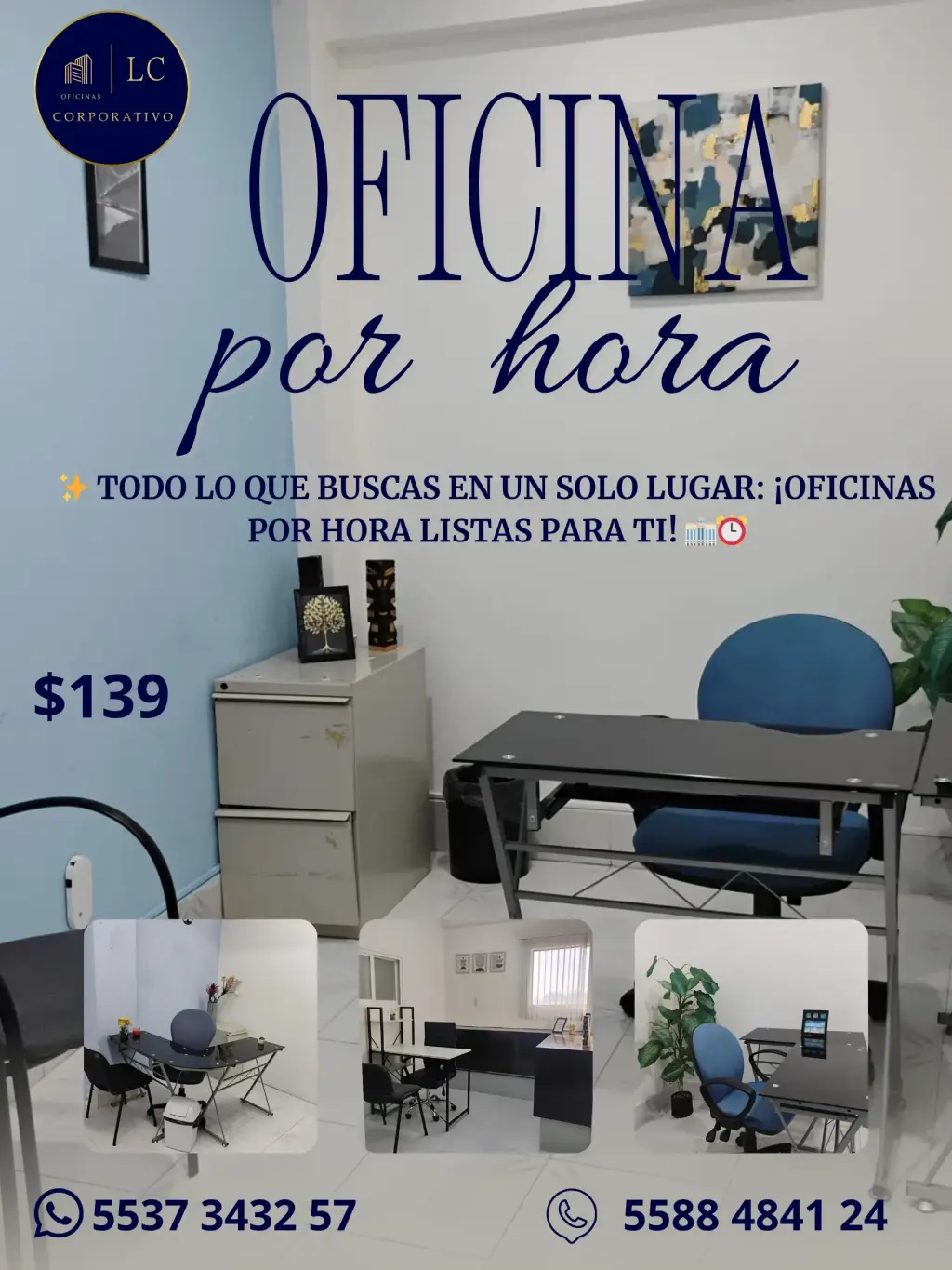 Ofrece a tus asistentes un espacio cómodo, equipado