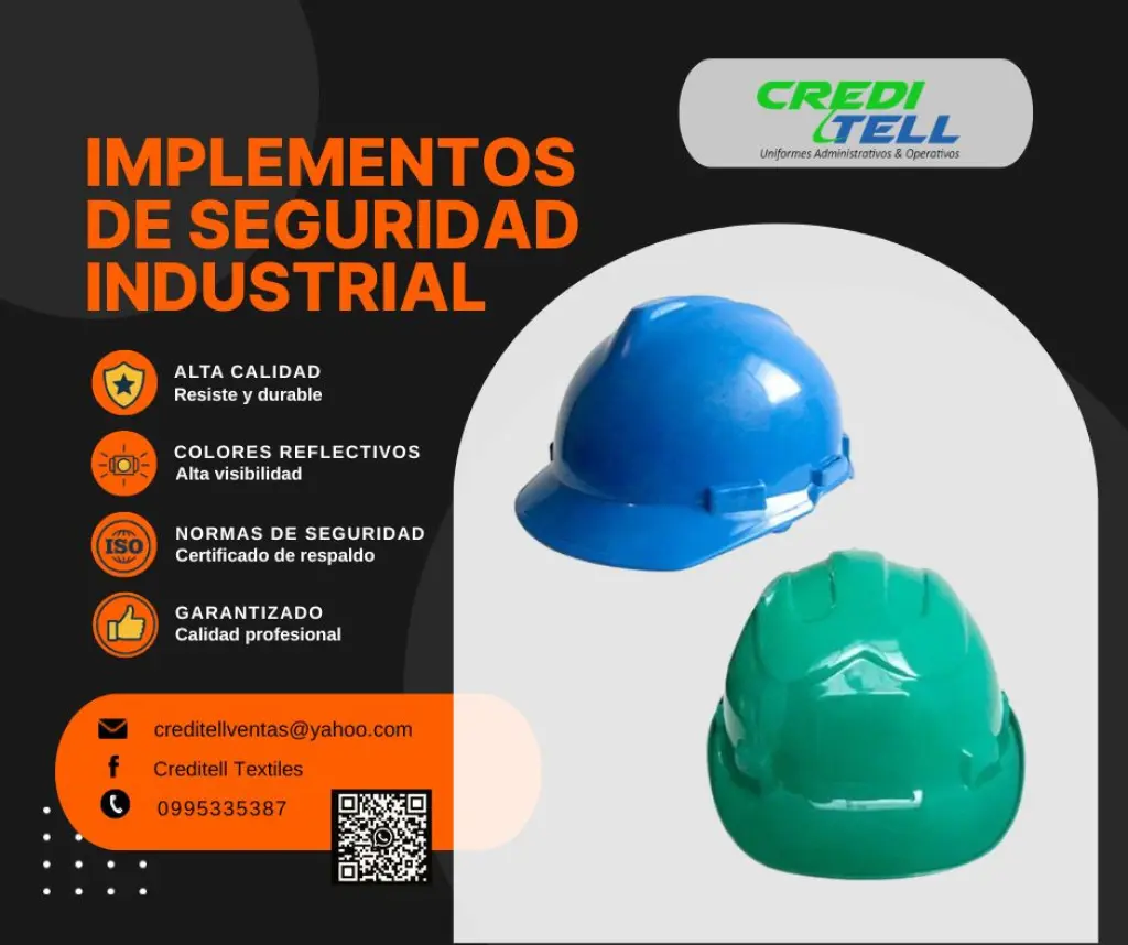 Cascos de alta resistencia con visibilidad reflectiva