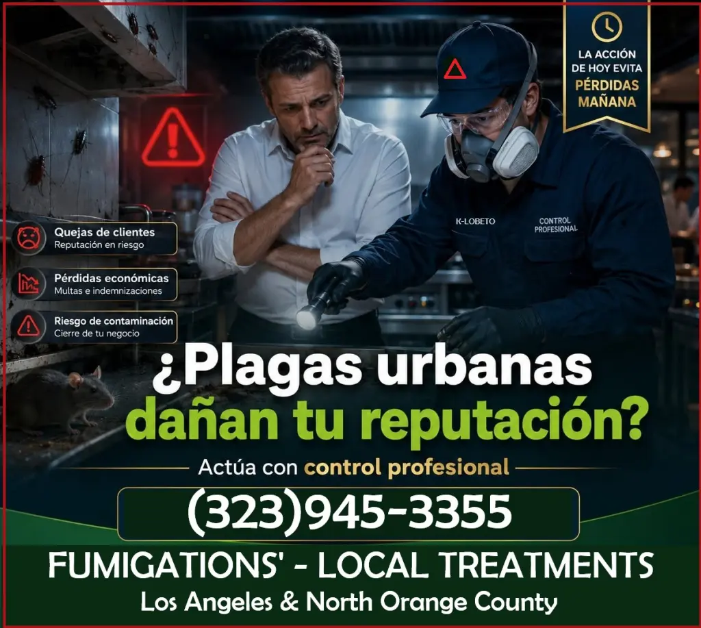 FUMIGACIONES PERSONALES CERTIFICADOS ESTADO CALIFORNIA