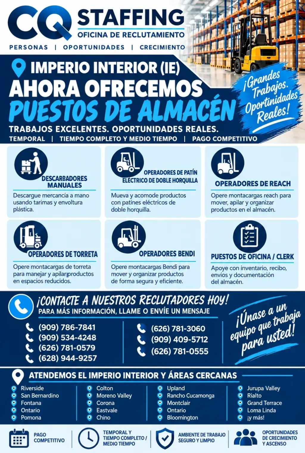 Trabajo General en Bodegas