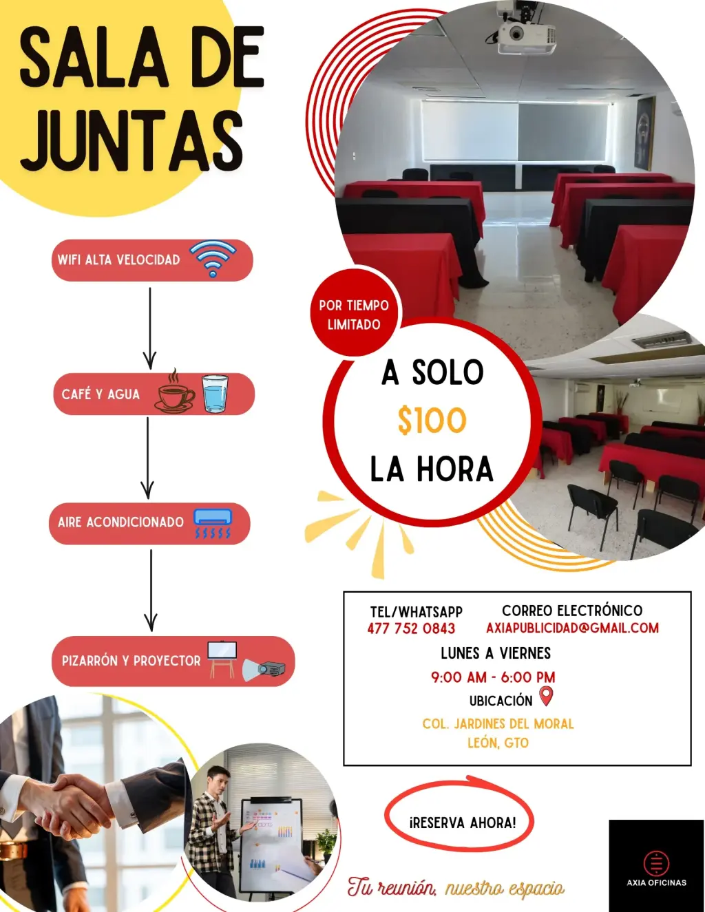 Un espacio listo cuando lo necesitas