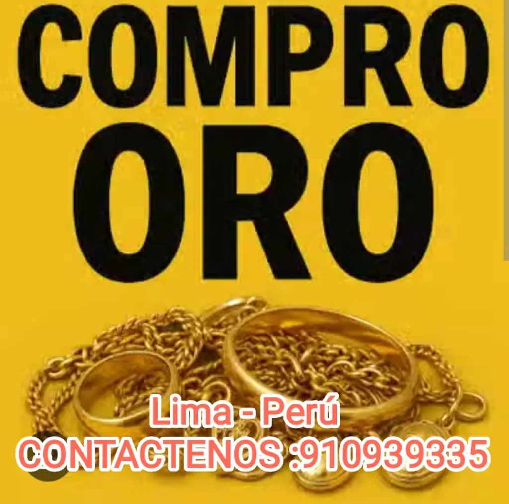 Compramos oro y plata x mayor y menor 910939335