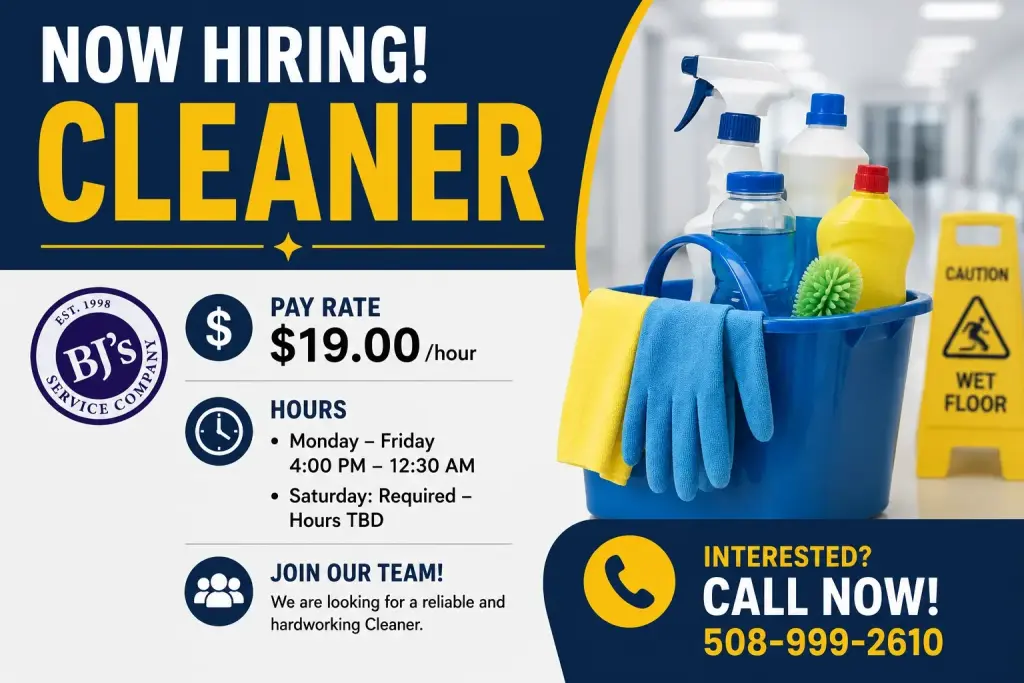 Janitorial / Facilities Cleaning Associate Bilingual