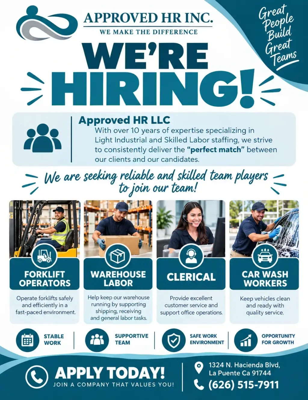 Approved HR Jobs